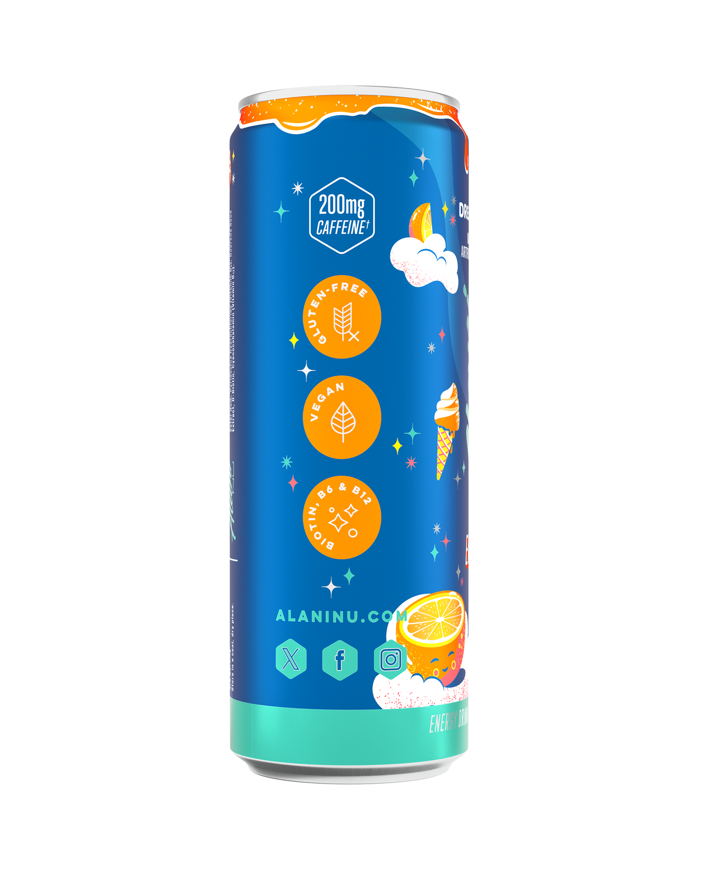 Dream Float Orange Cream Energy Drink - 12-Pack