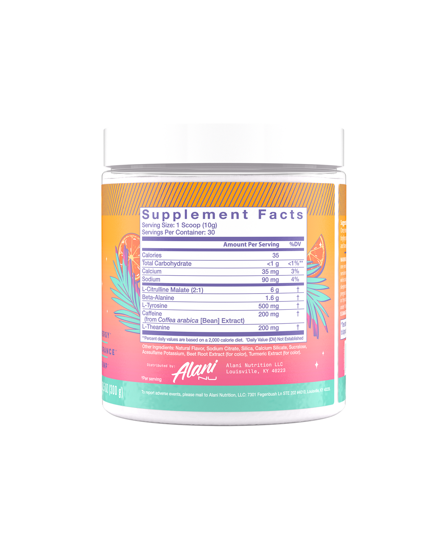 Orange Kiss Pre-Workout Powder, 30 Servings