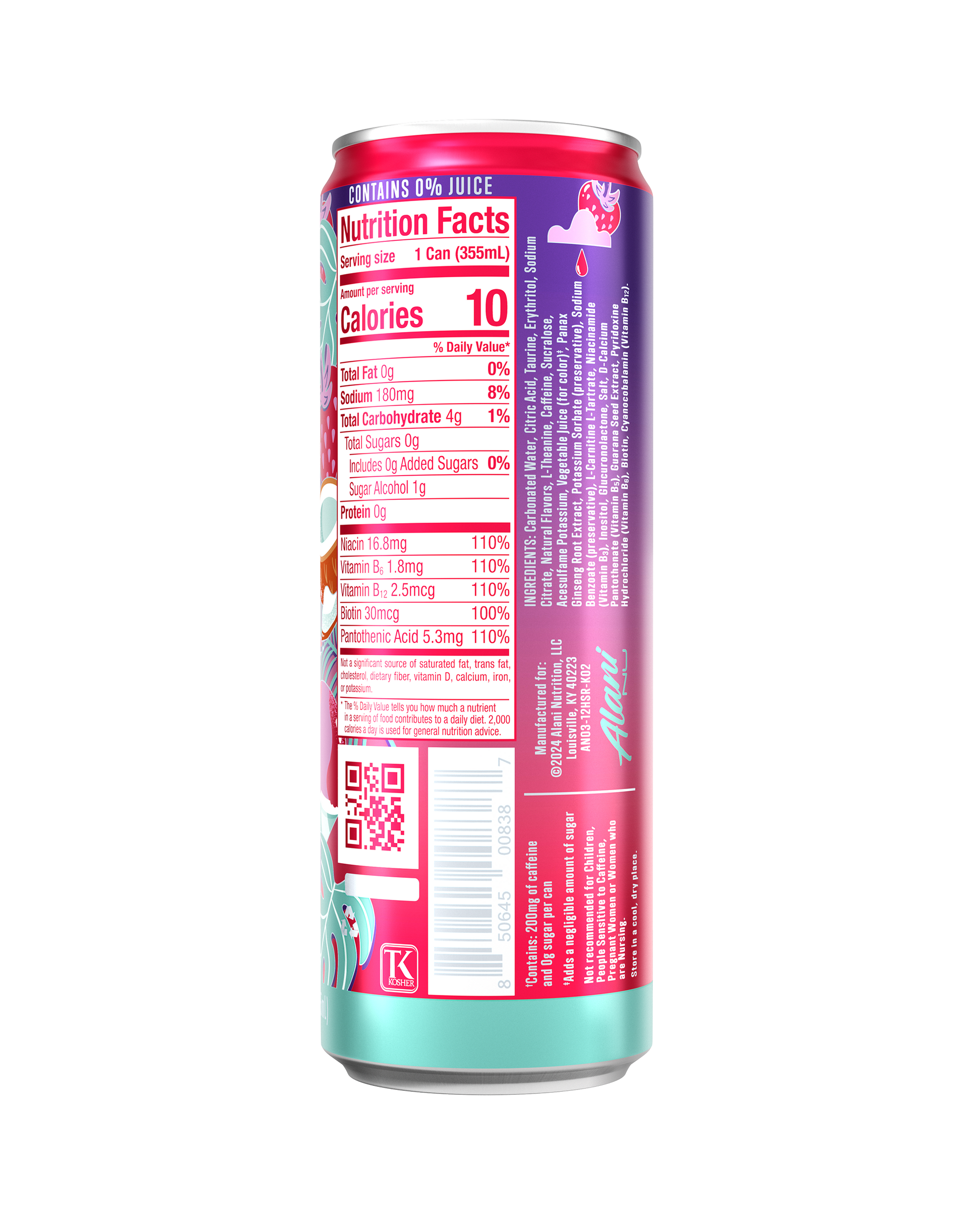 Hawaiian Shaved Ice Energy Drink - 12-Pack