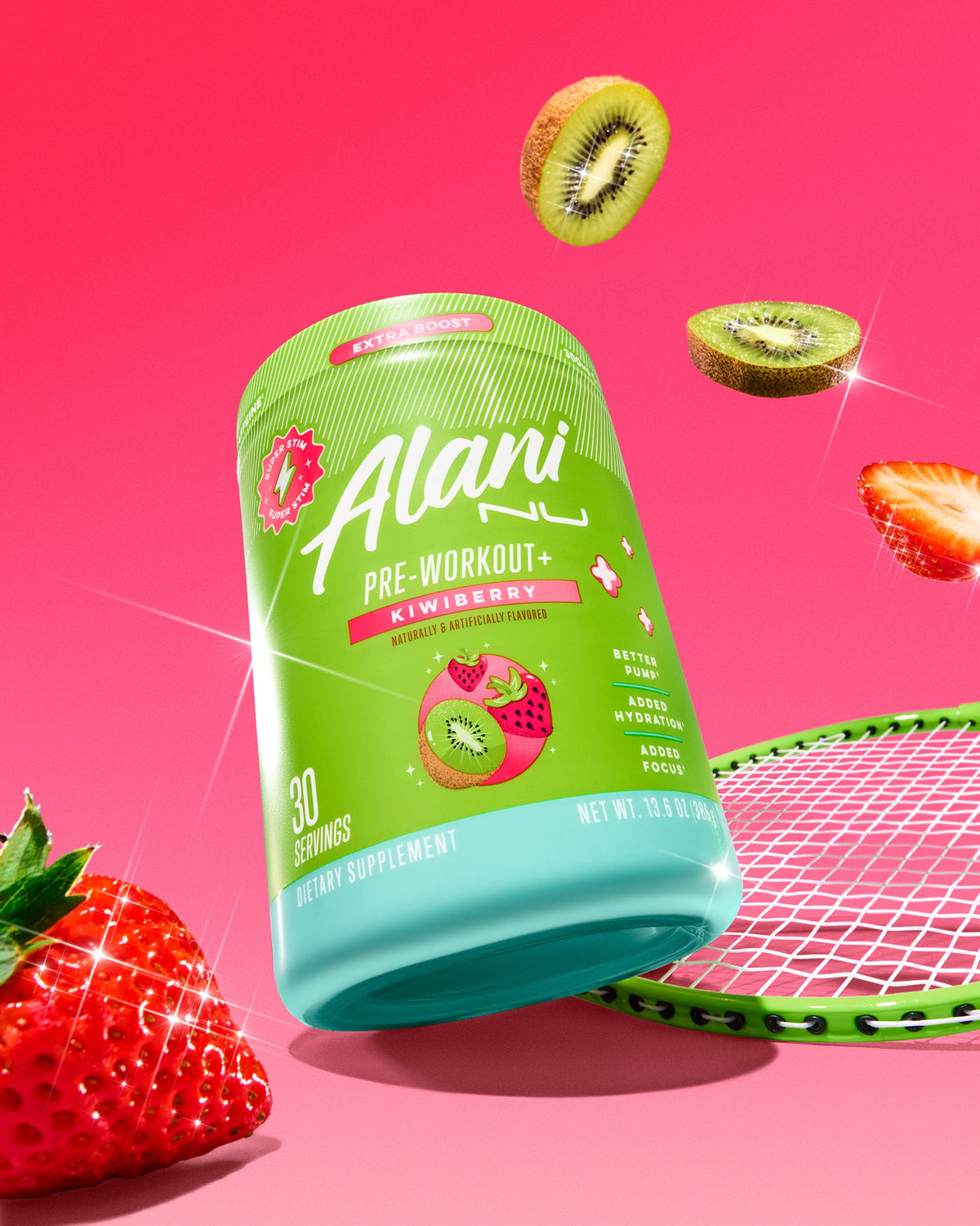 Kiwiberry Pre-Workout+ Powder - 30 Servings