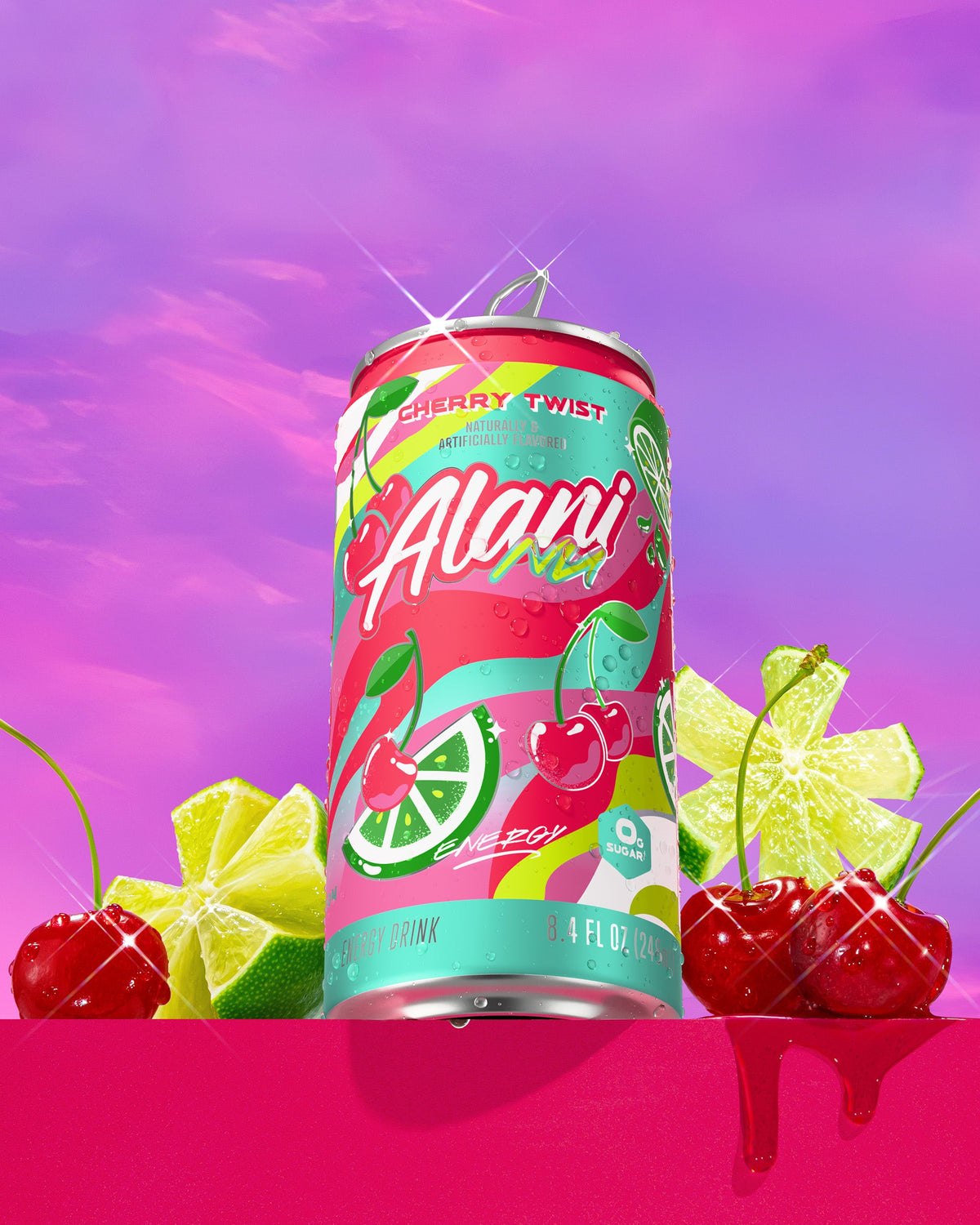 Cherry Twist Mini Energy Drink - 24-Pack