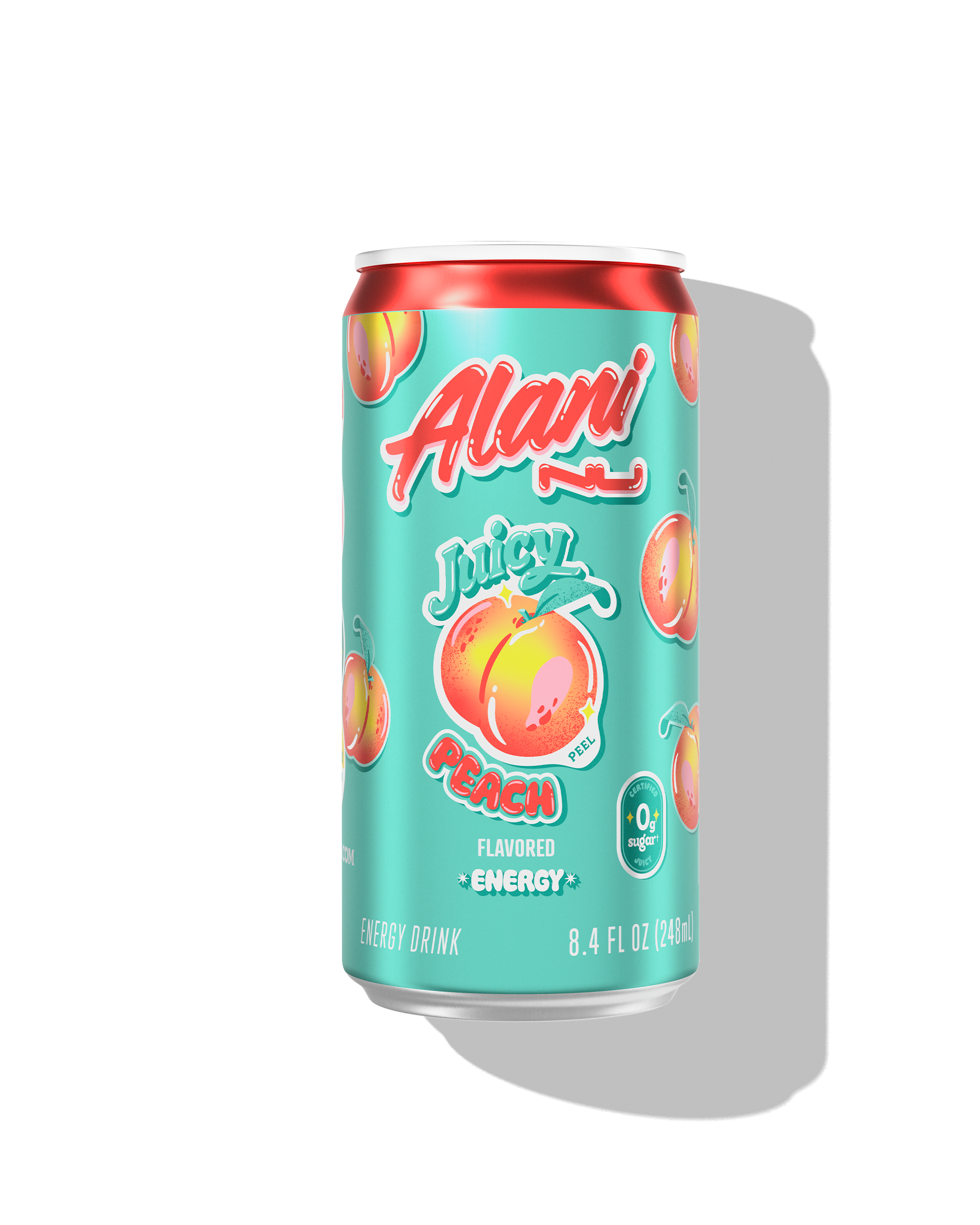 Juicy Peach Mini Energy Drink - 24-Pack