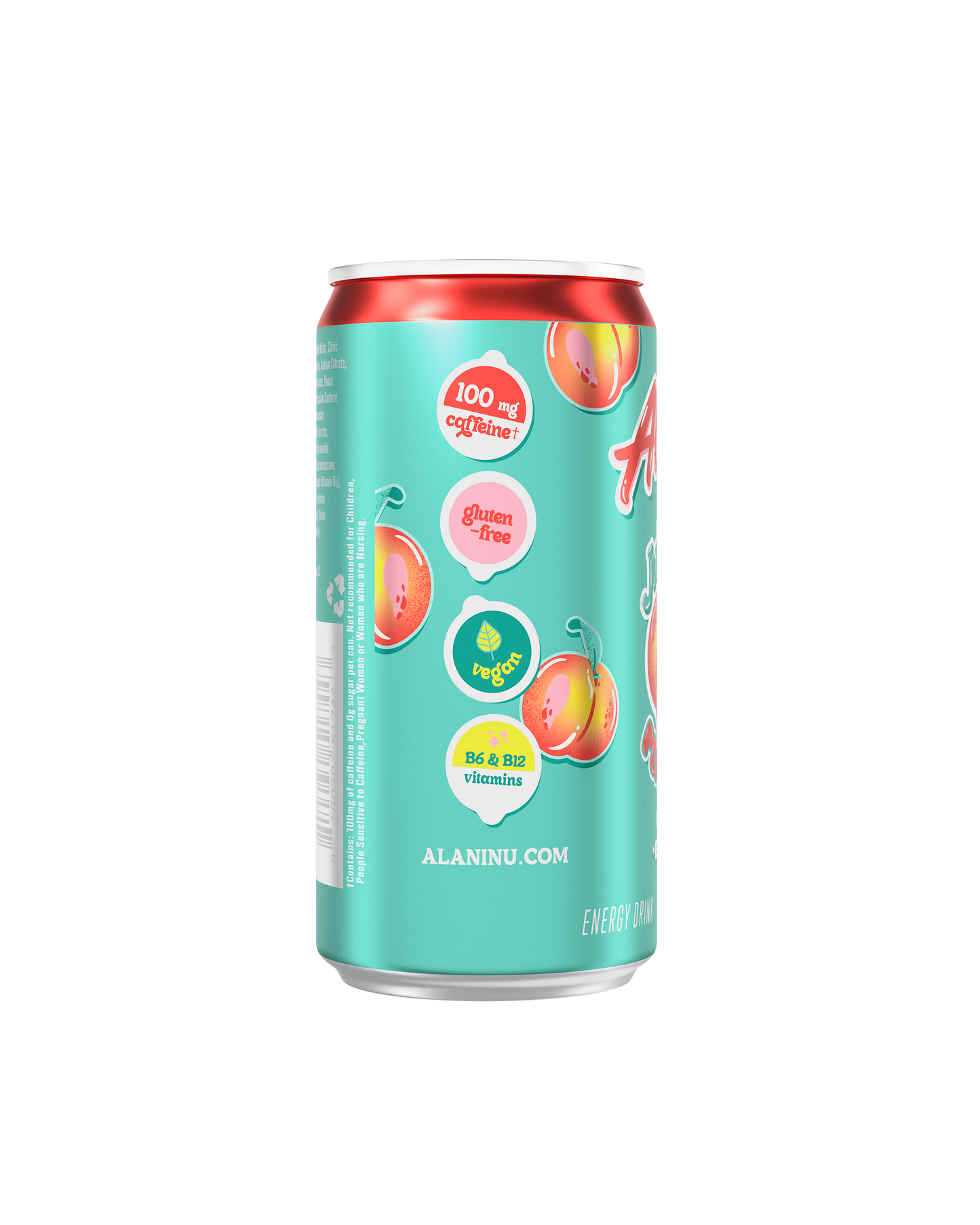 Juicy Peach Mini Energy Drink - 24-Pack