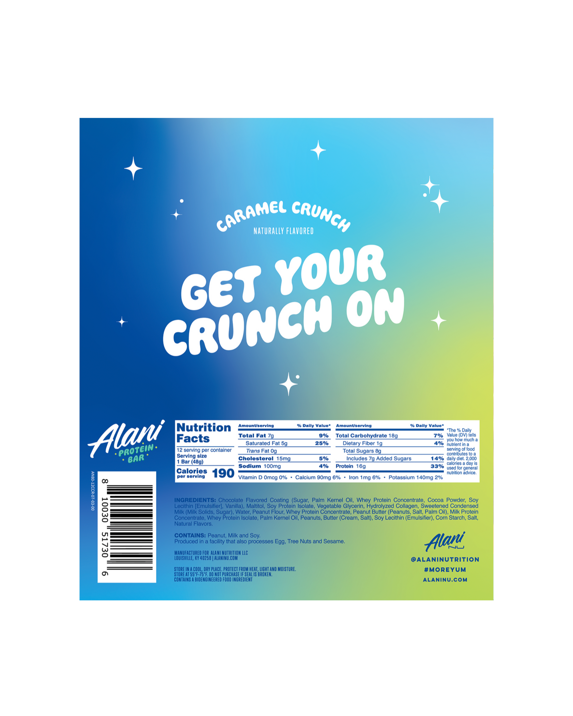 Caramel Crunch Protein Bars, 4-Pack