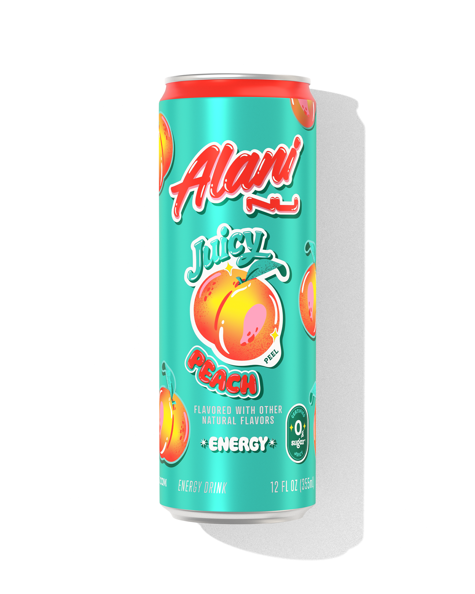 Juicy Peach Energy Drink - 12-Pack