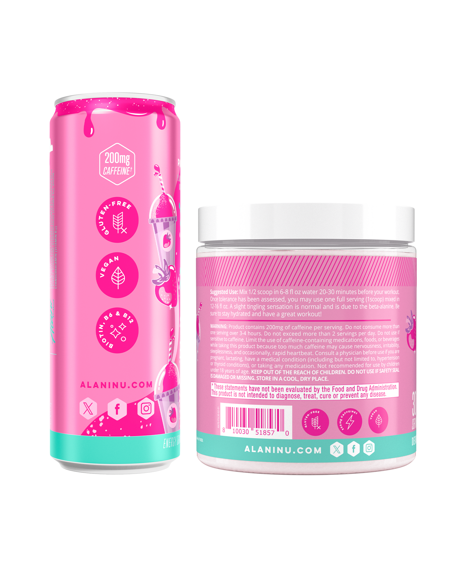 Pink Slush Pre-Workout & Energy Drink Bundle