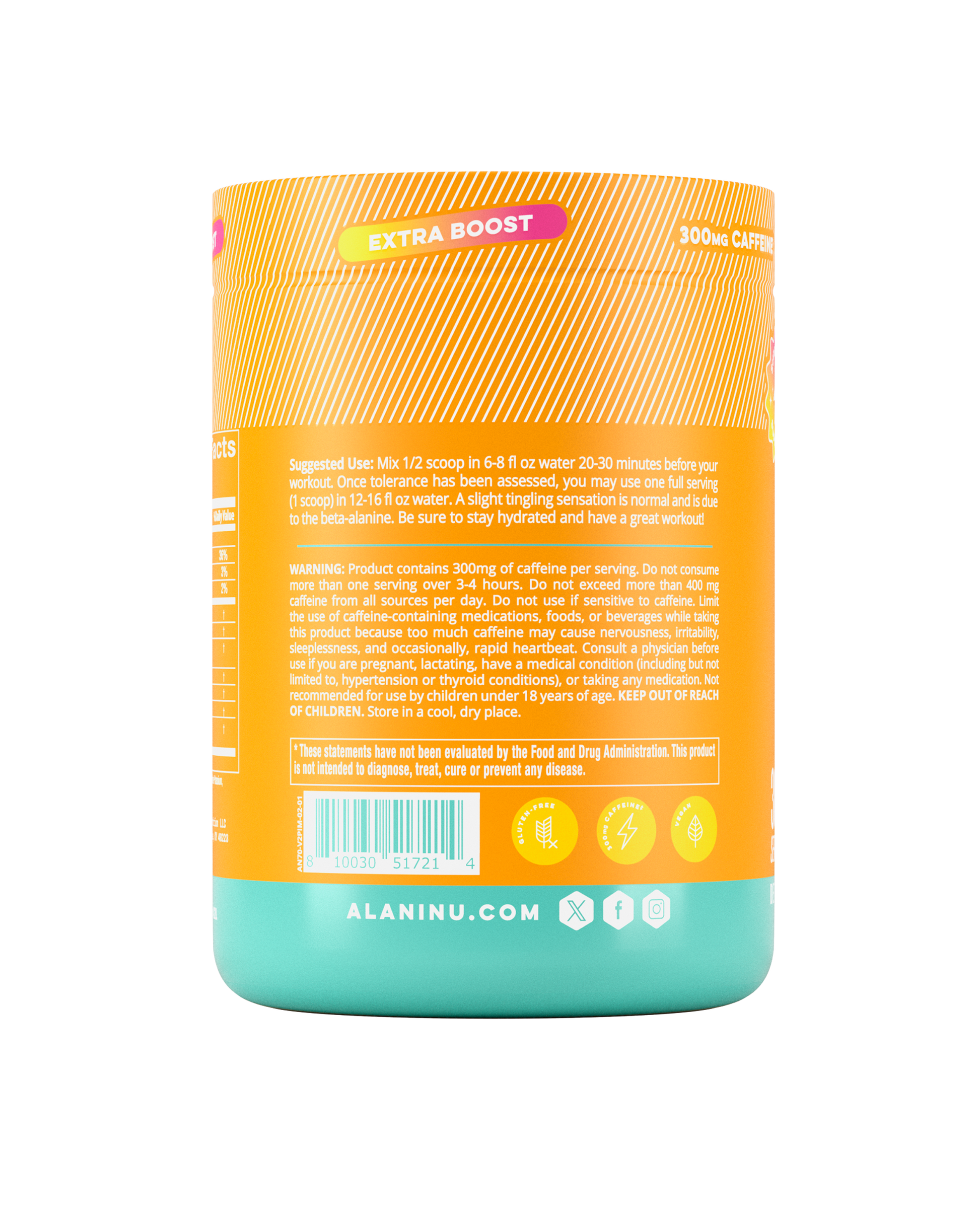 Paradise Swirl Pre-Workout+ for Pump, Hydration and Focus