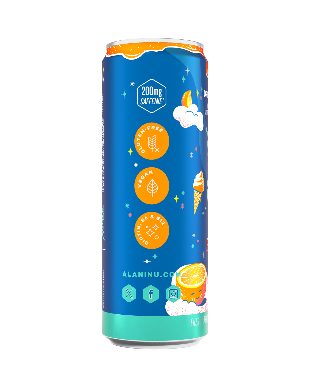 Dream Float Orange Cream Energy Drink - 12-Pack