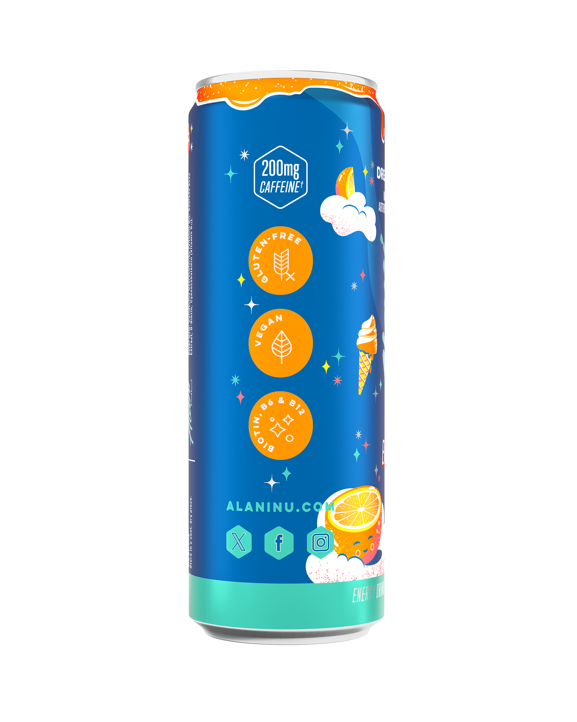 Dream Float Orange Cream Energy Drink - 12-Pack