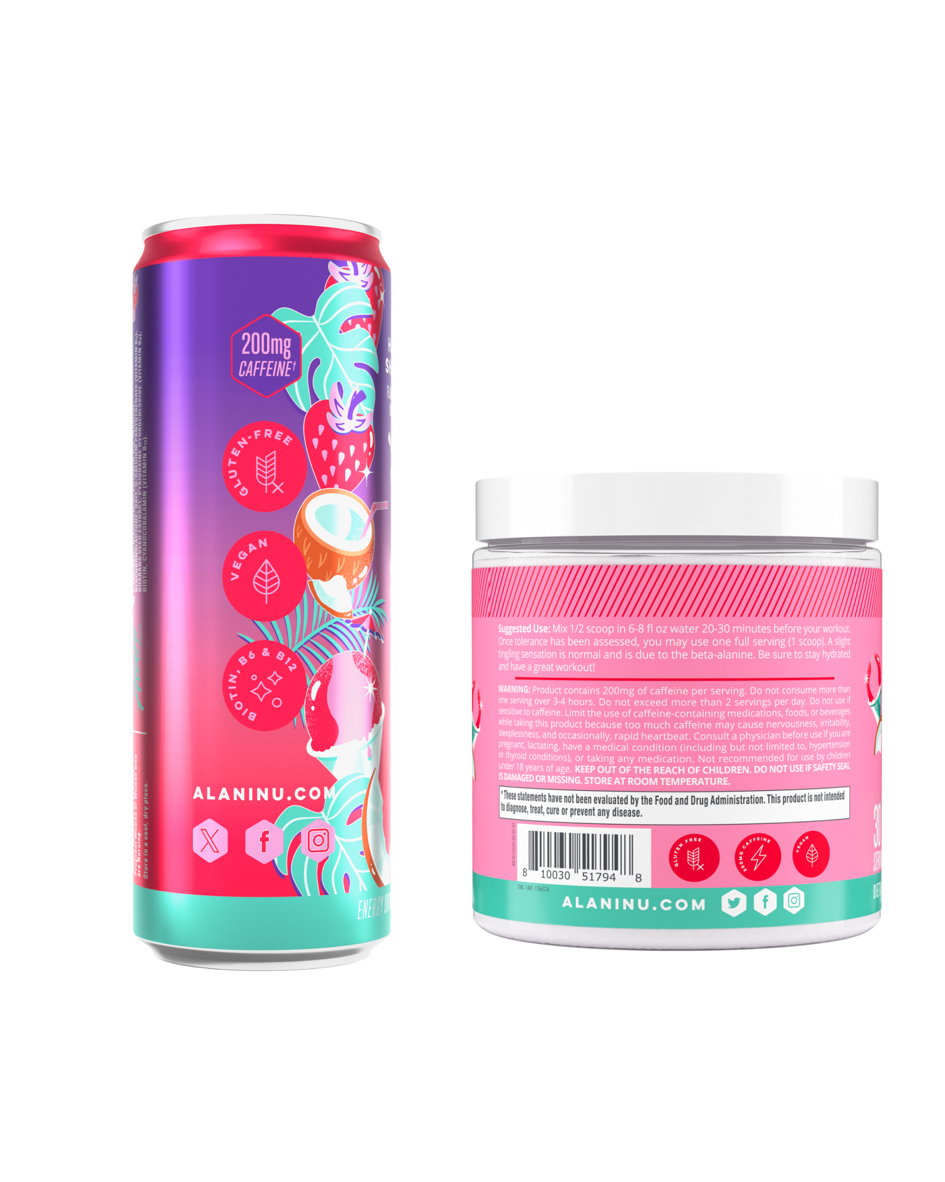 Hawaiian Shaved Ice Energy & Pre-Workout Bundle