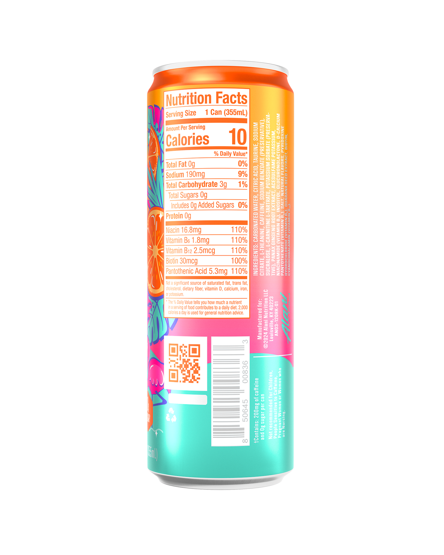 Orange Kiss Citrus Energy Drink - 12-Pack