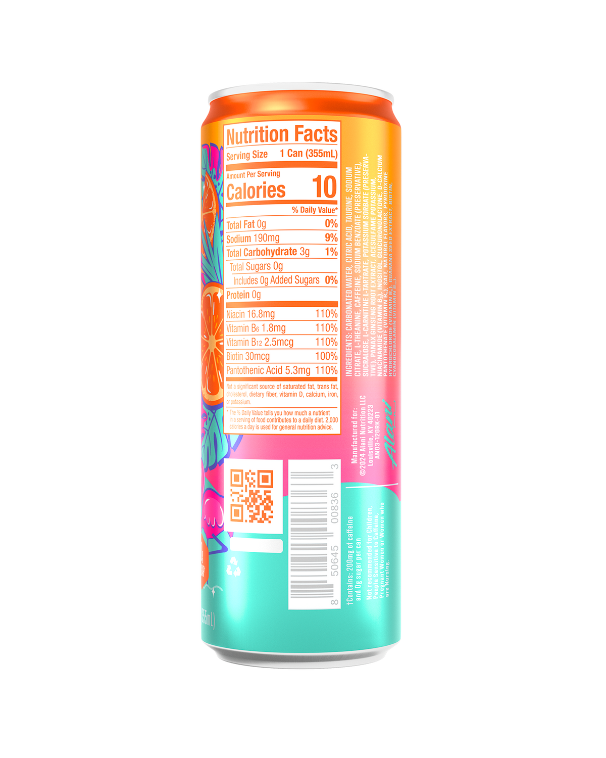 Orange Kiss Citrus Energy Drink - 12-Pack