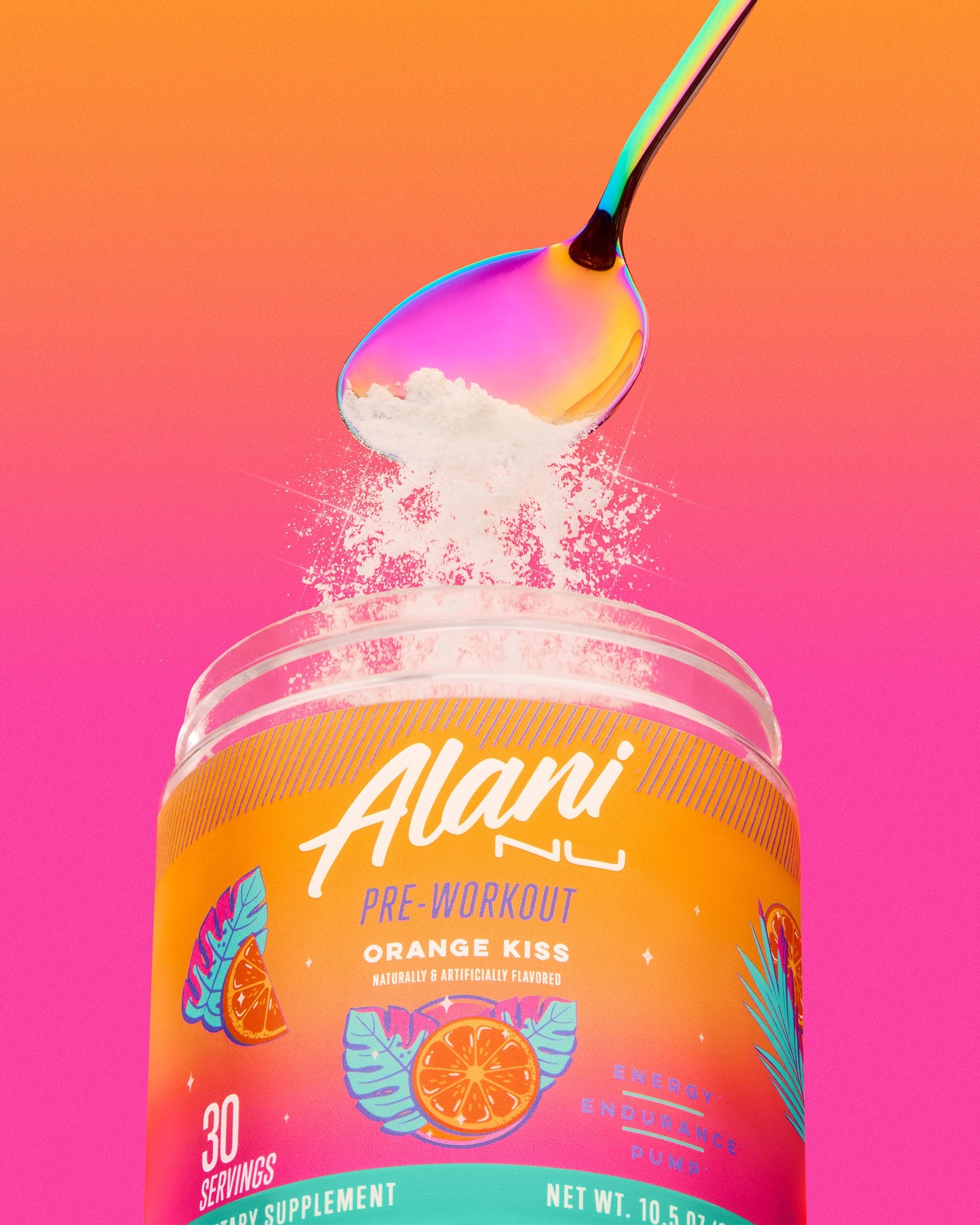 Orange Kiss Pre-Workout Powder, 30 Servings