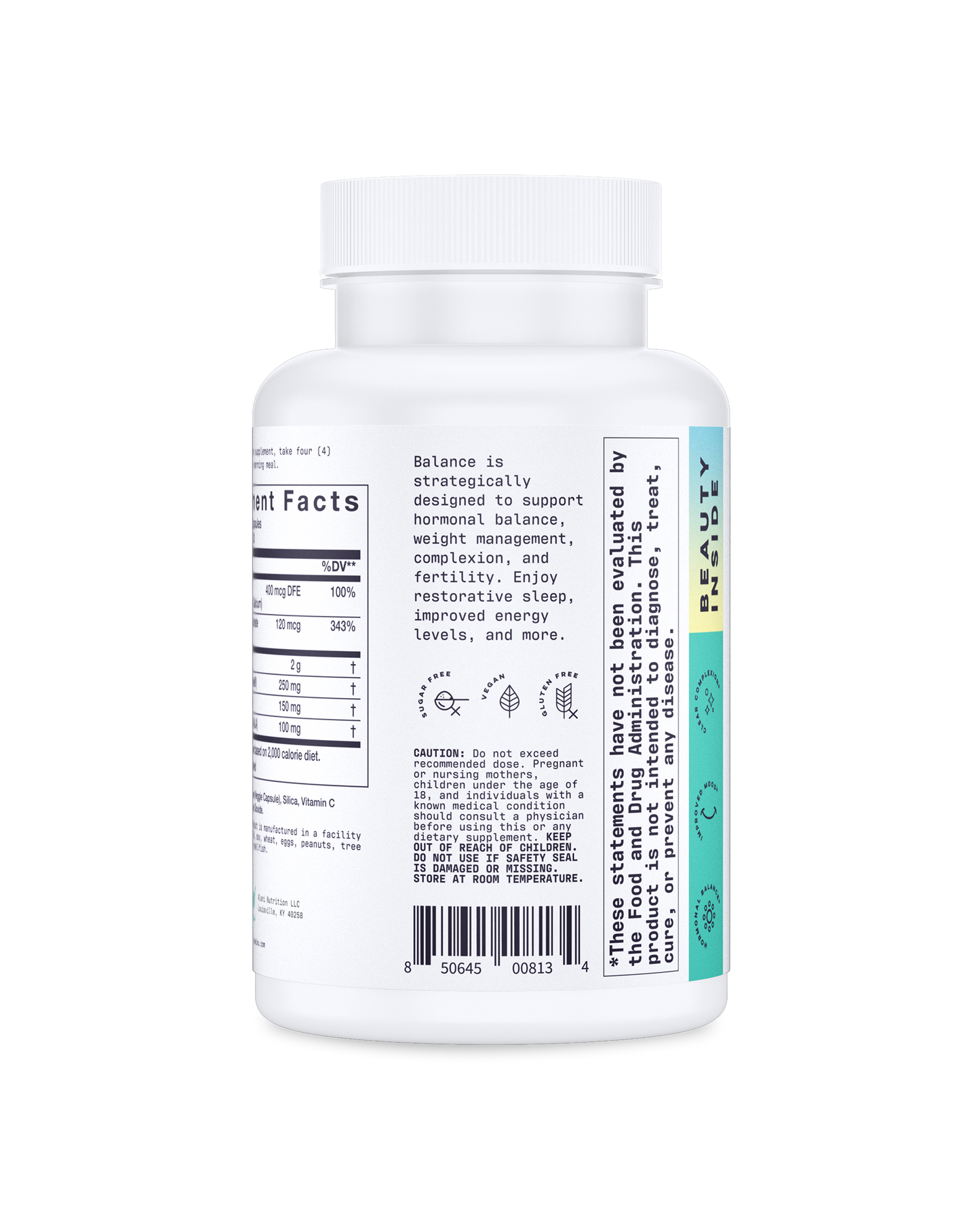 Balance Capsules with Folate, Chromium and Myo-Inositol