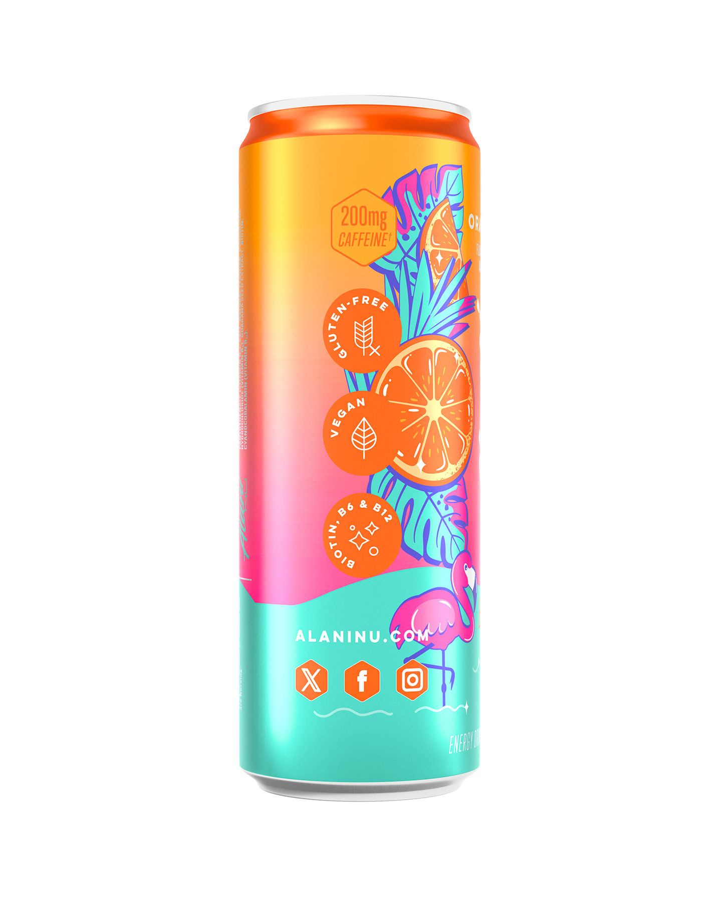 Orange Kiss Citrus Energy Drink - 12-Pack