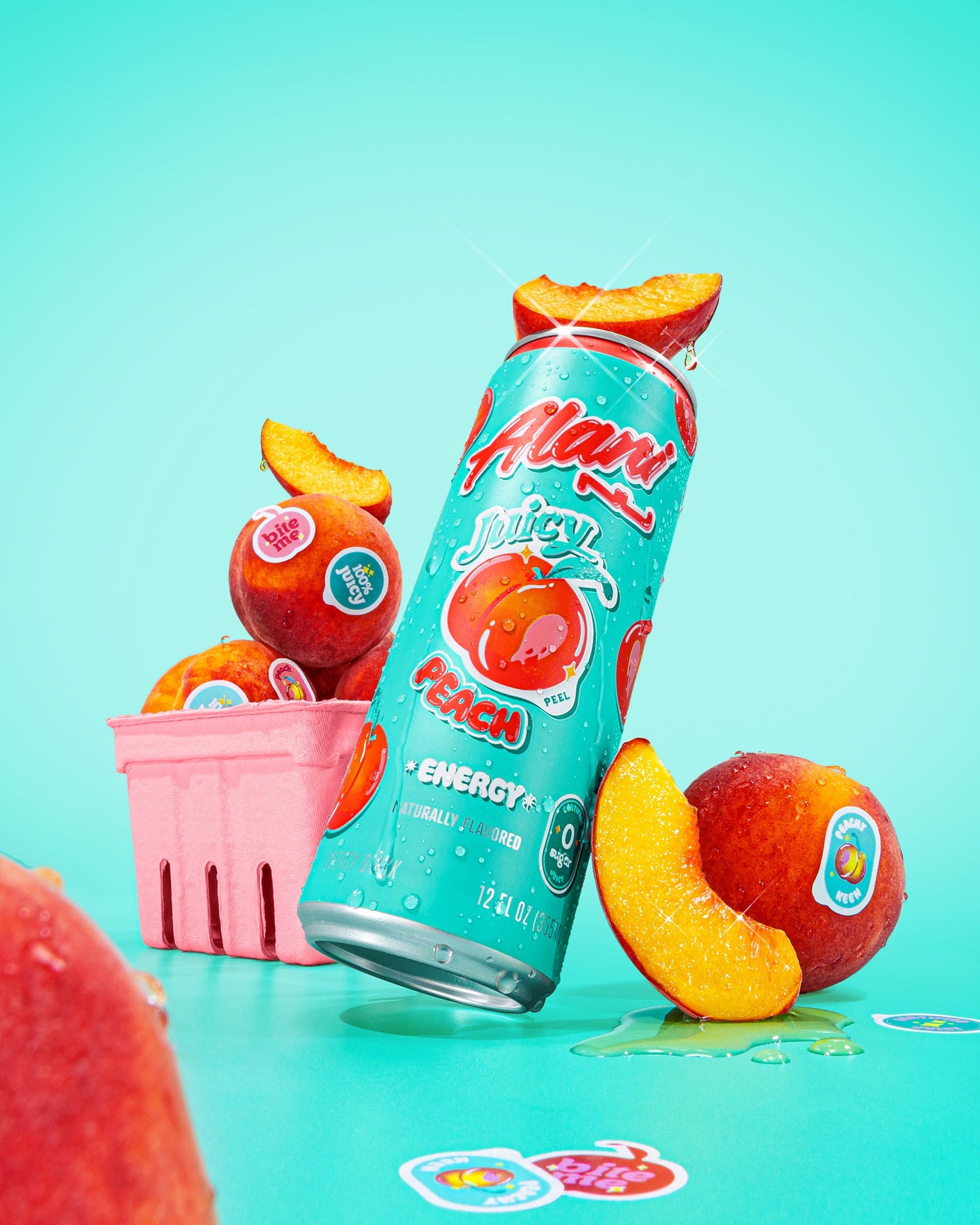 Juicy Peach Energy Drink - 12-Pack