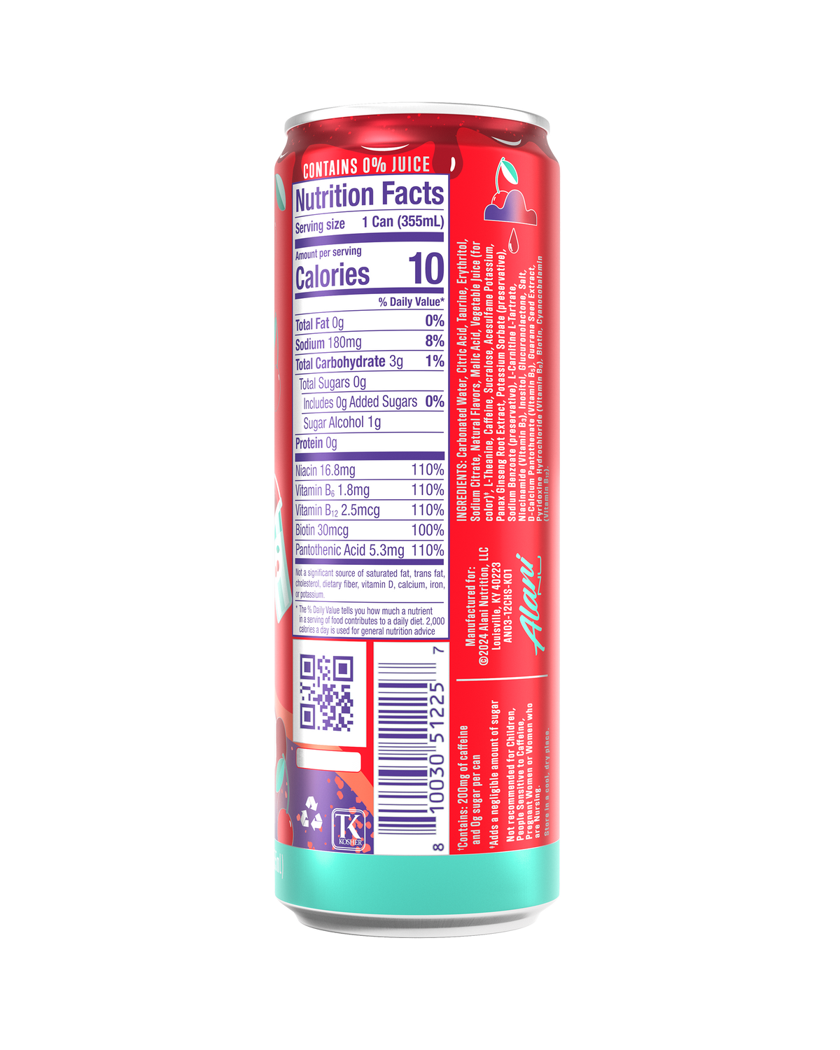 Cherry Slush Energy Drink - 12-Pack