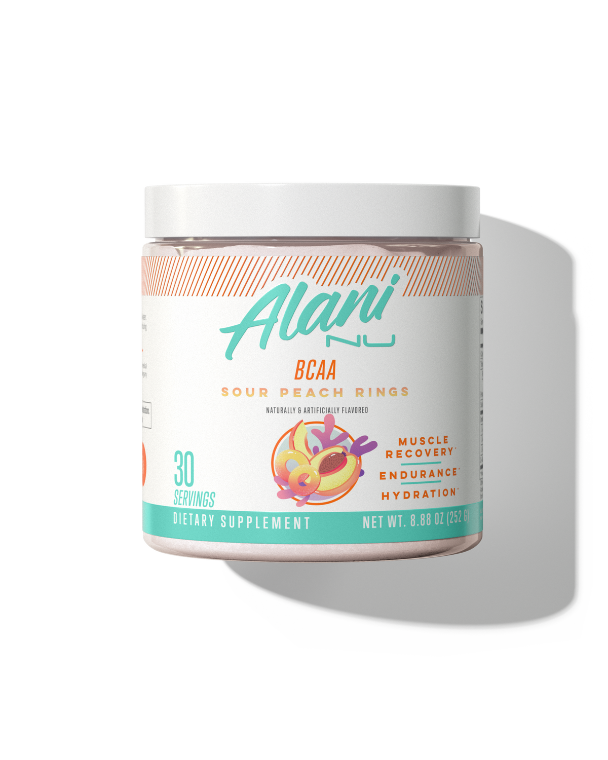 Sour Peach Rings BCAA Supplement - 30 Servings