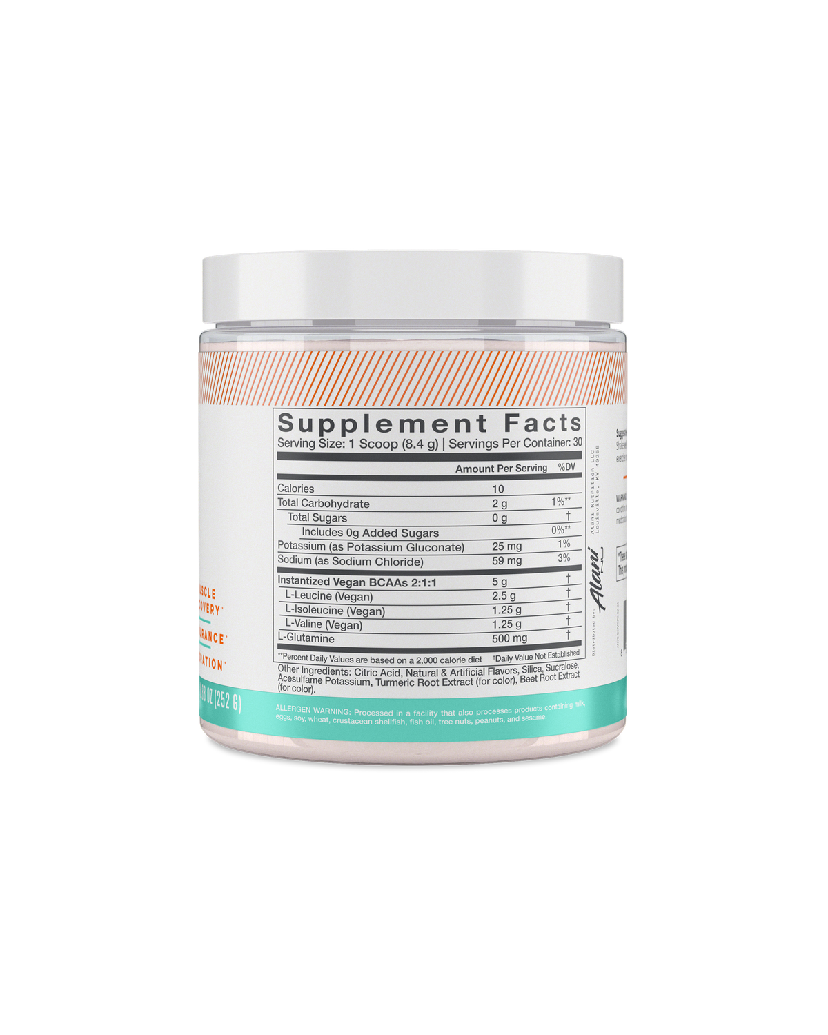 Sour Peach Rings BCAA Supplement - 30 Servings