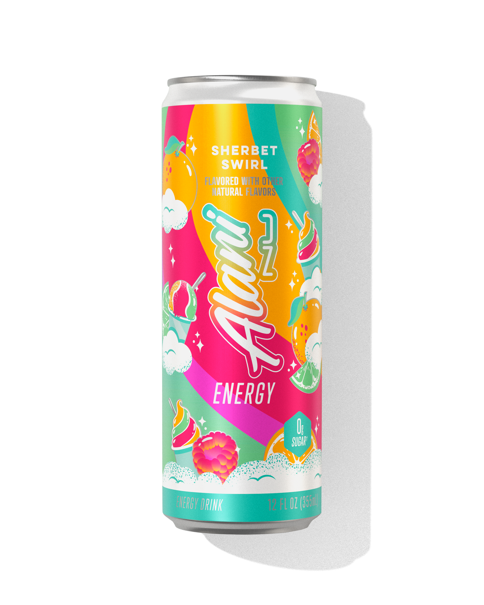 Sherbet Swirl Energy Drink, 12-Pack