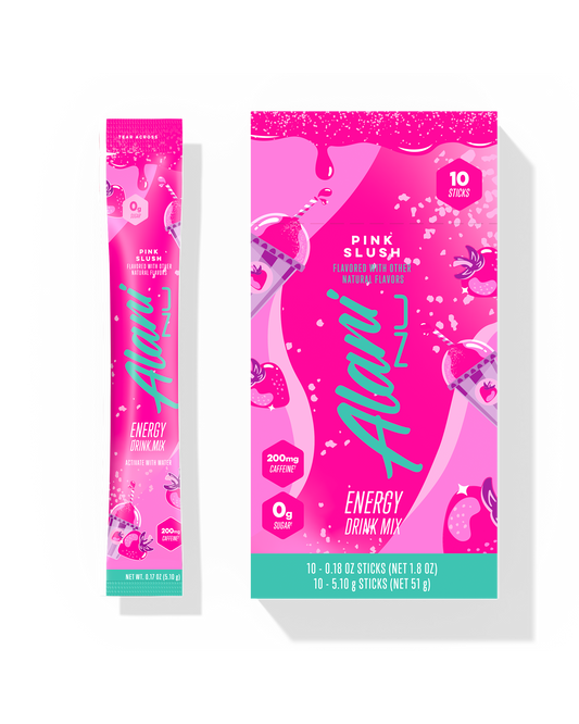 Pink Slush Powdered Energy Sticks - 10-Pack