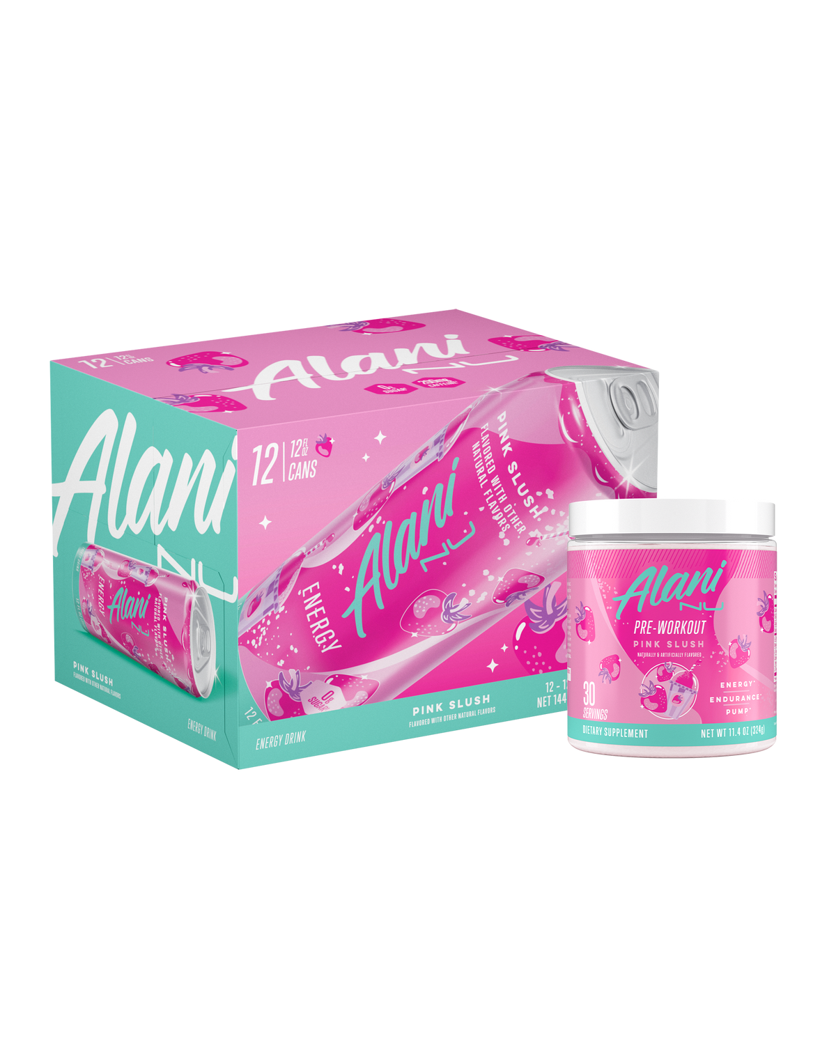 Pink Slush Pre-Workout & Energy Drink Bundle