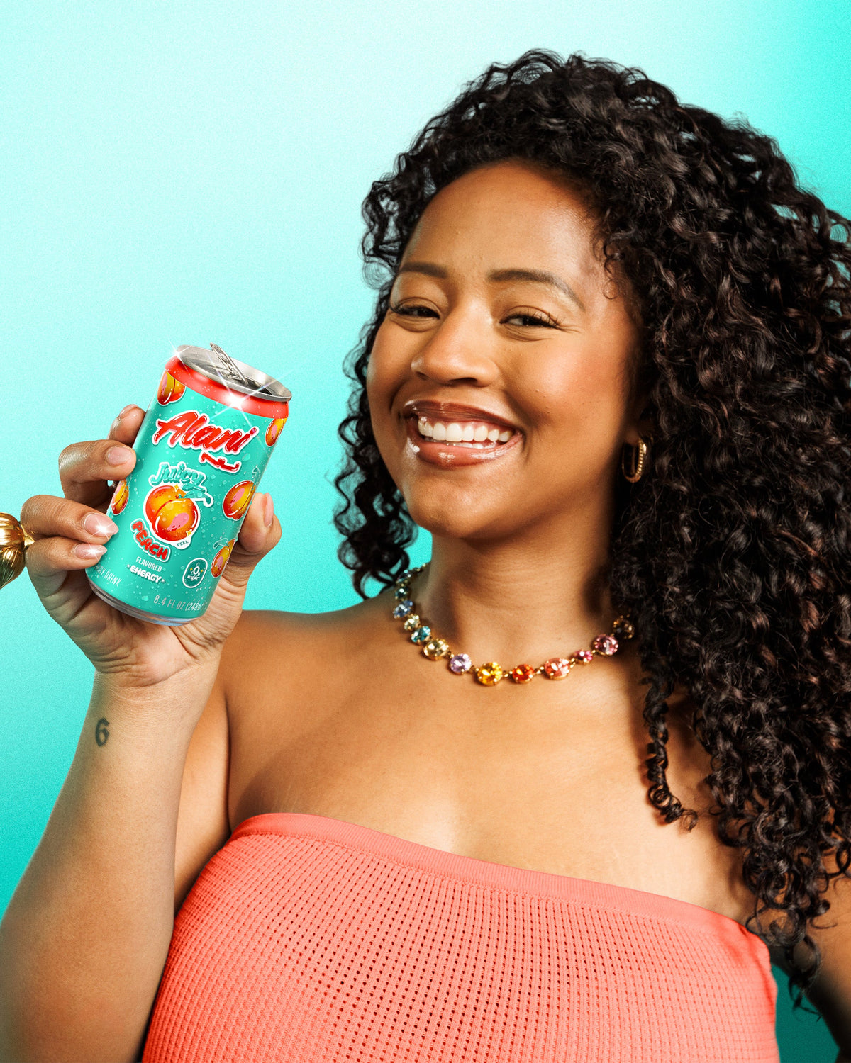 Juicy Peach Mini Energy Drink - 24-Pack