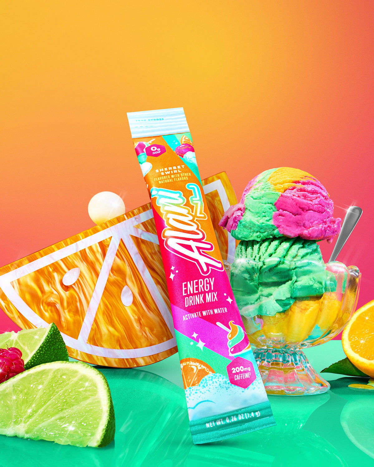 Sherbet Swirl Energy Sticks, 10-Pack