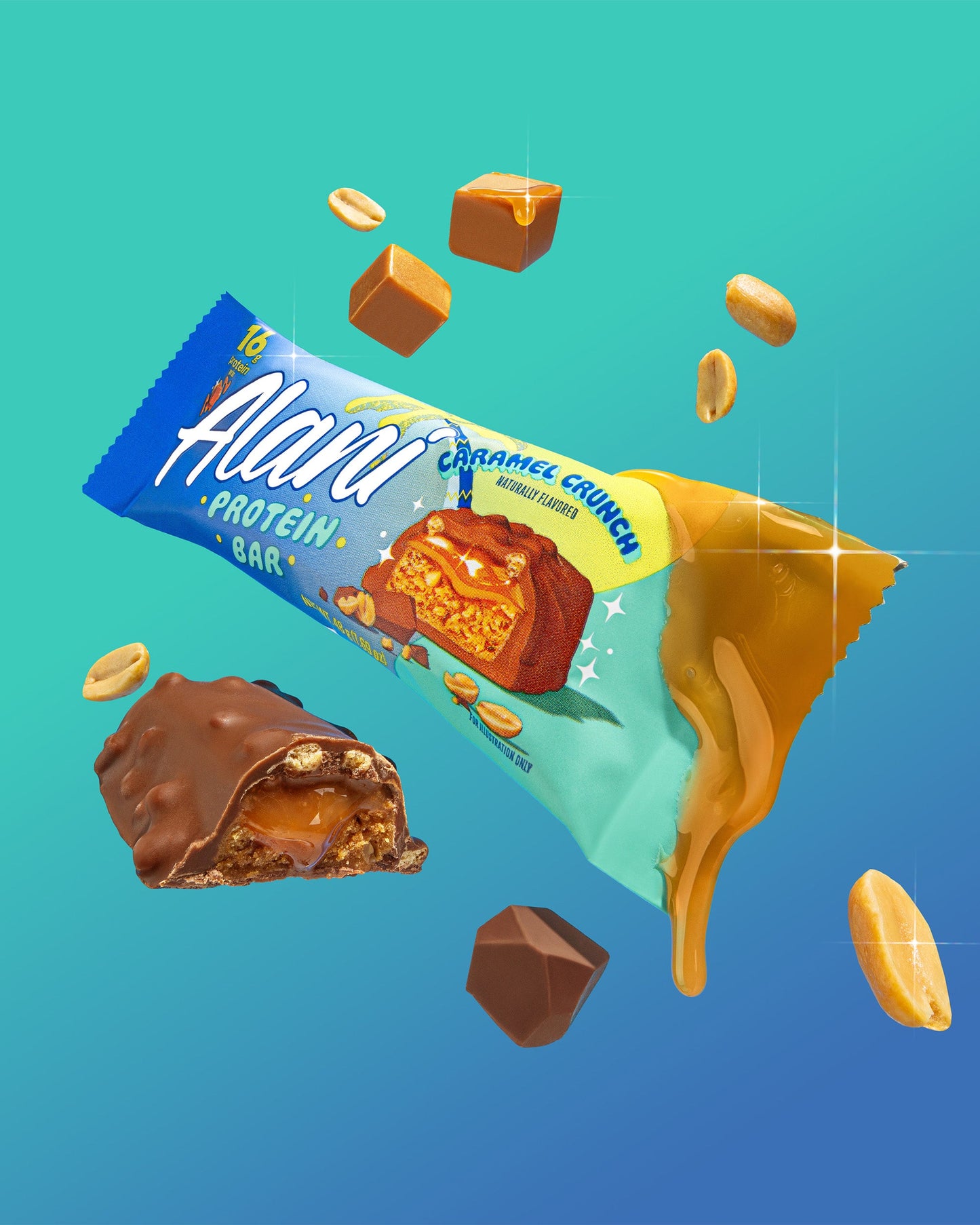 Caramel Crunch Protein Bars - 12-Pack
