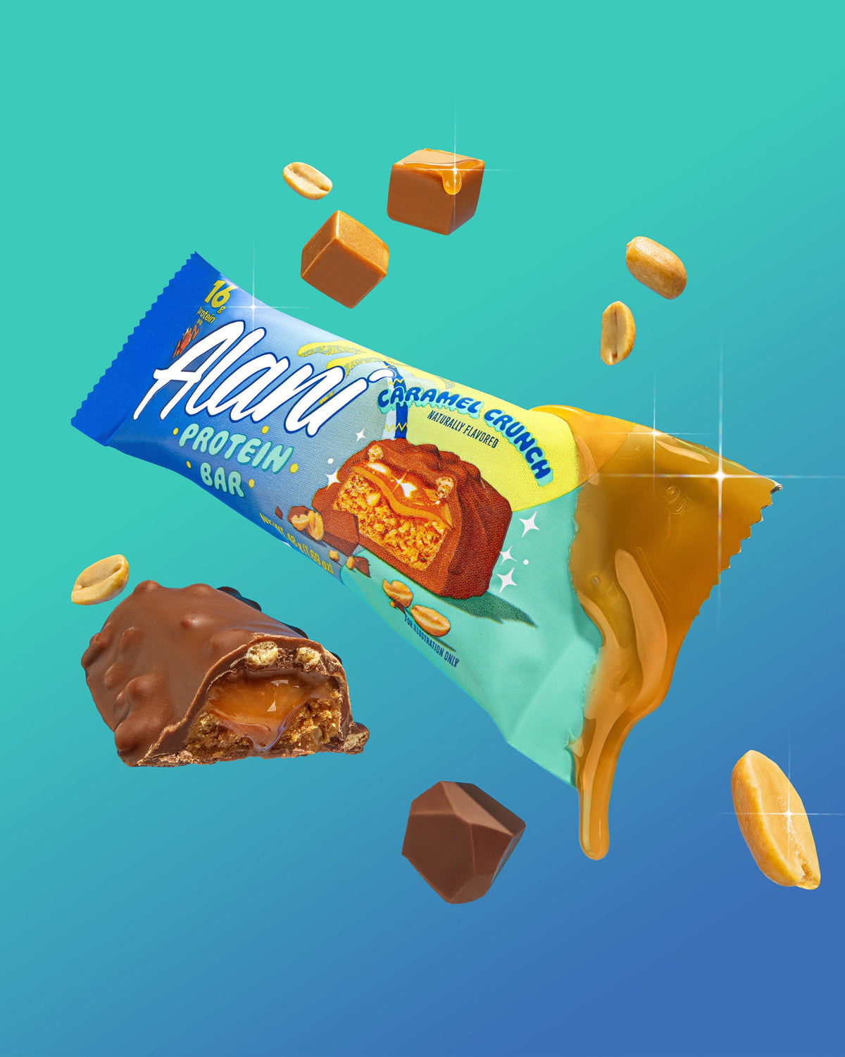Caramel Crunch Protein Bars - 12-Pack
