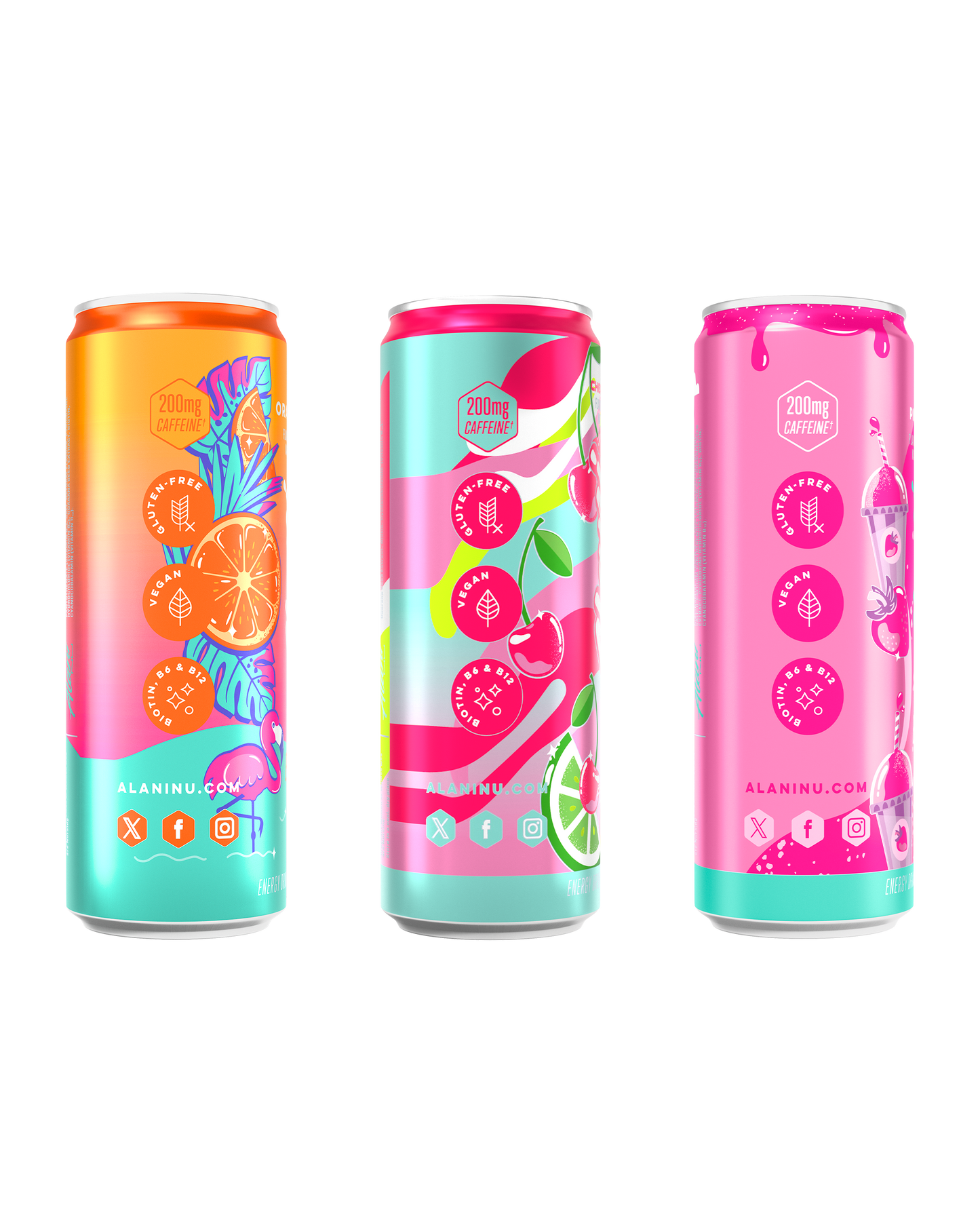 Sunkissed Energy Drink Variety Mix - 12-Pack