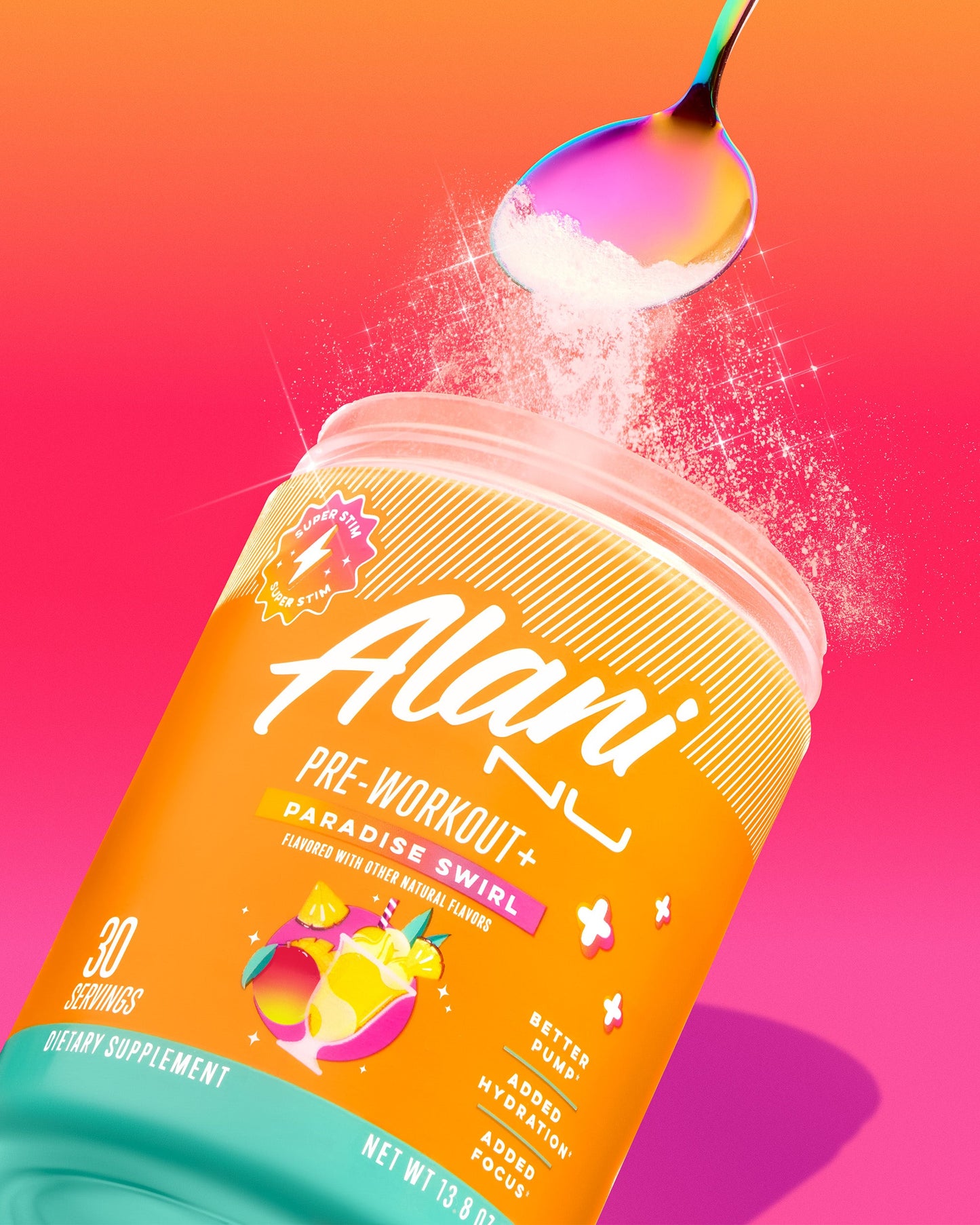 Paradise Swirl Pre-Workout+ for Pump, Hydration and Focus