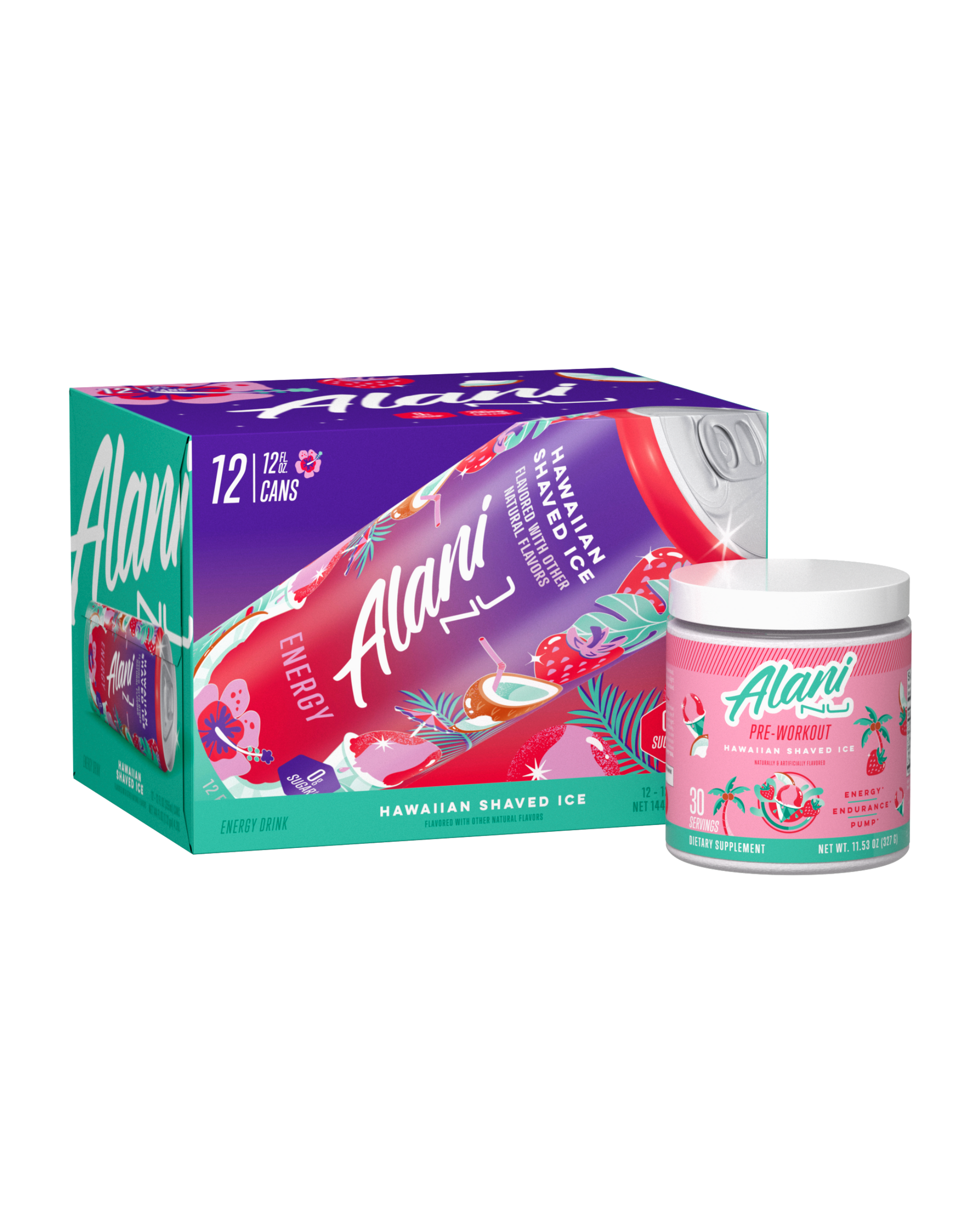 Hawaiian Shaved Ice Energy & Pre-Workout Bundle
