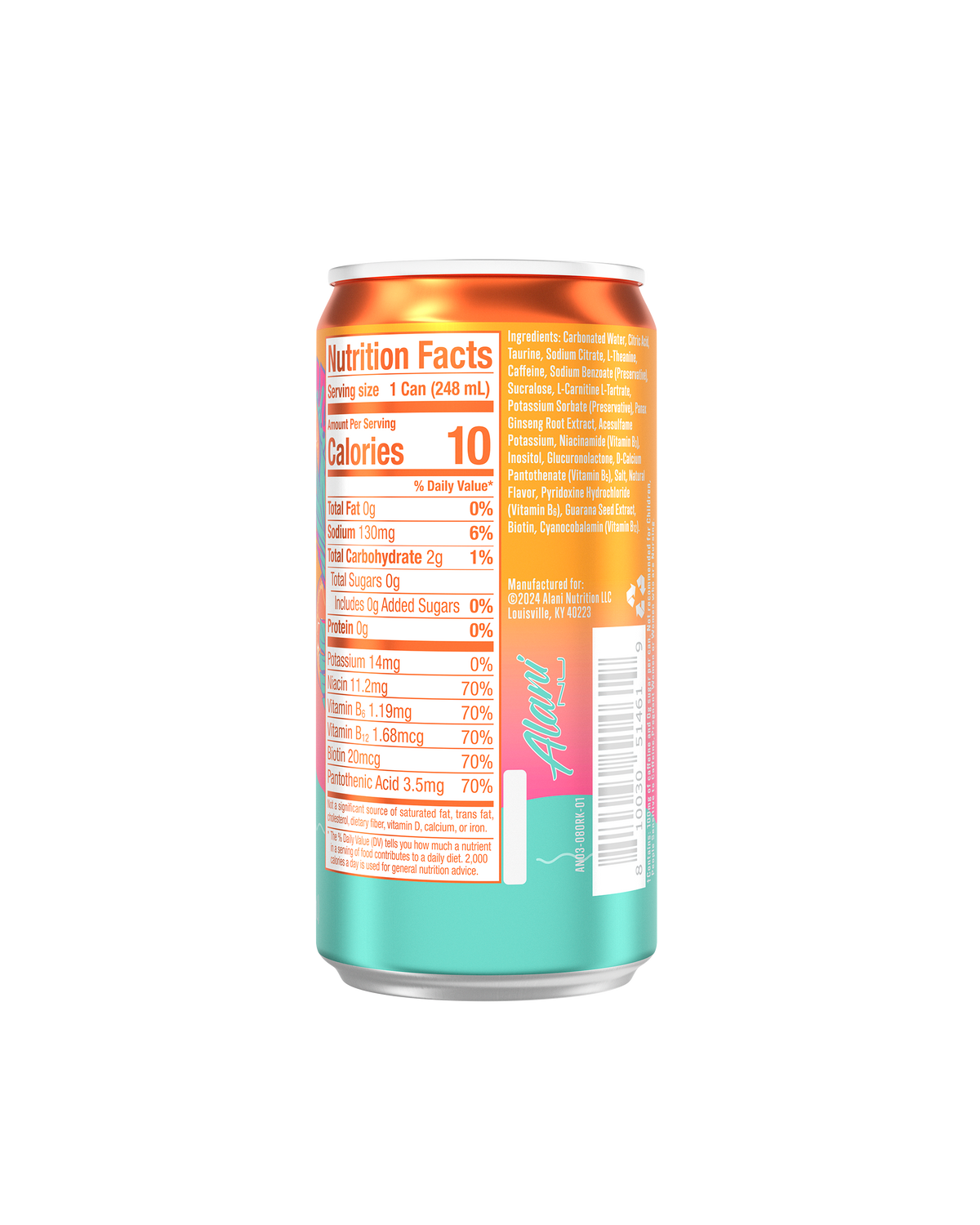 Orange Kiss Mini Energy Drink - 24-Pack