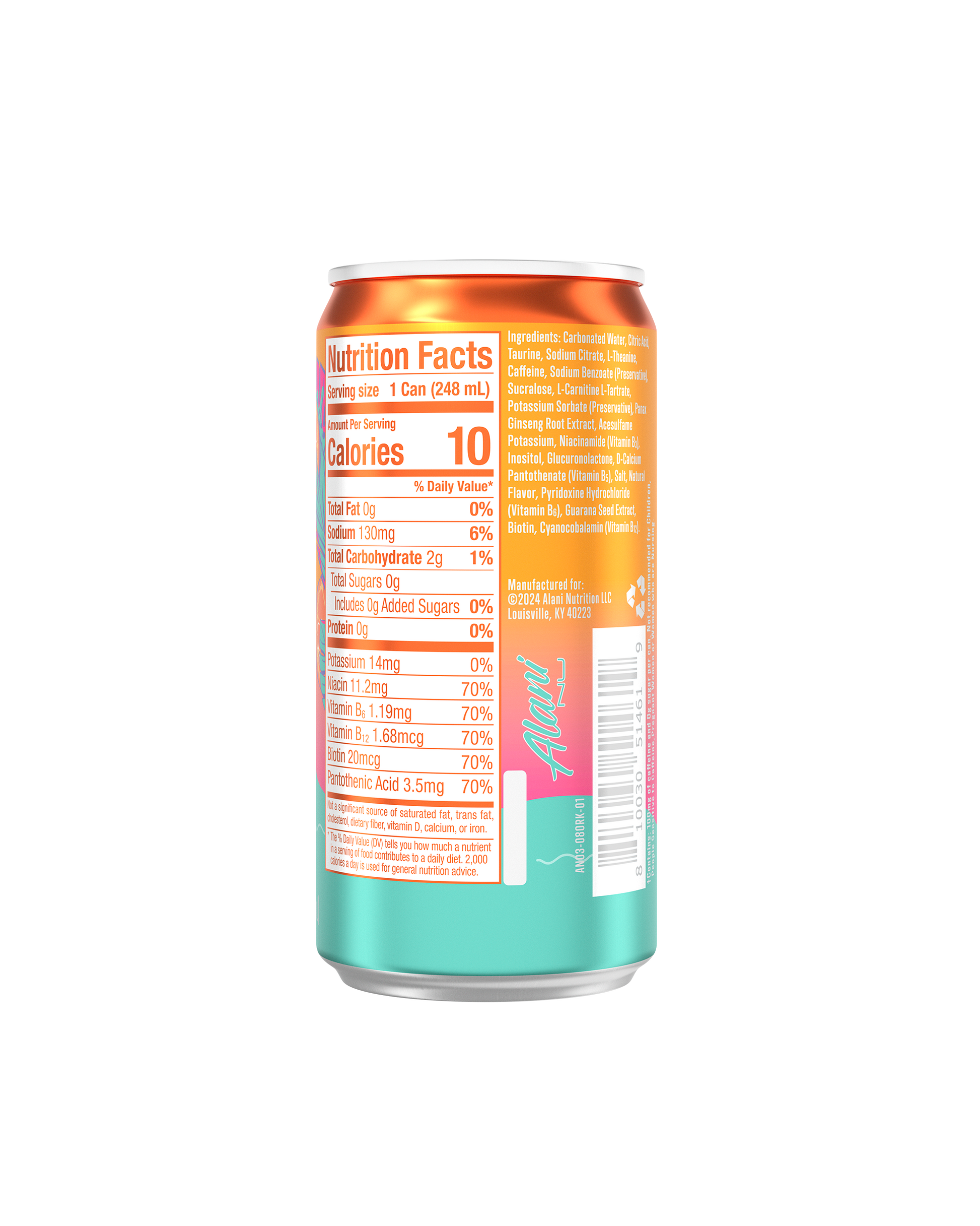 Orange Kiss Mini Energy Drink - 24-Pack