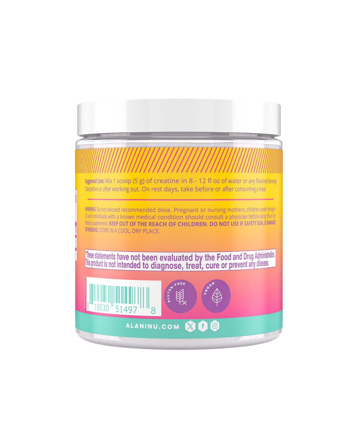 Pure Creatine Powder - 30 Servings