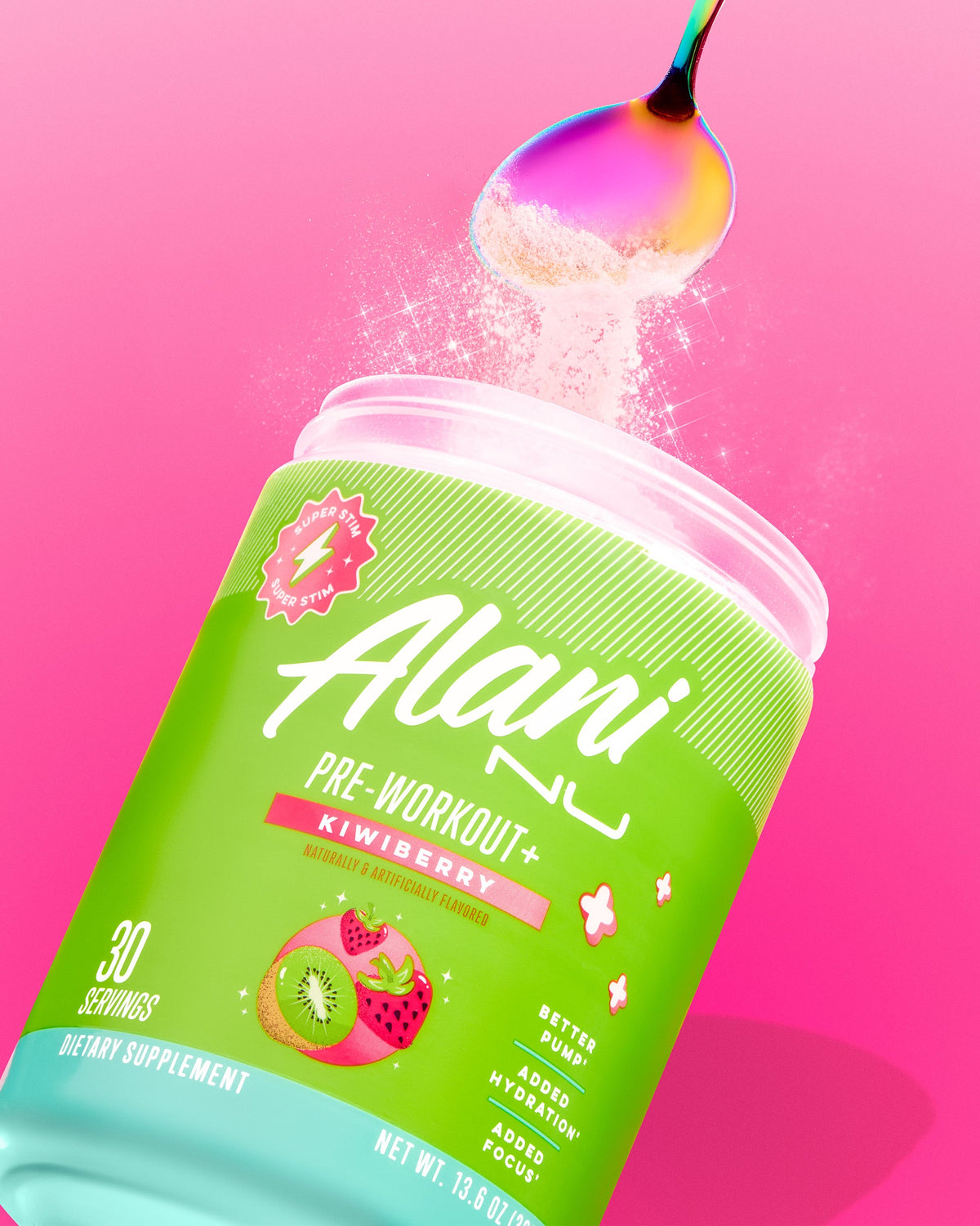 Kiwiberry Pre-Workout+ Powder - 30 Servings