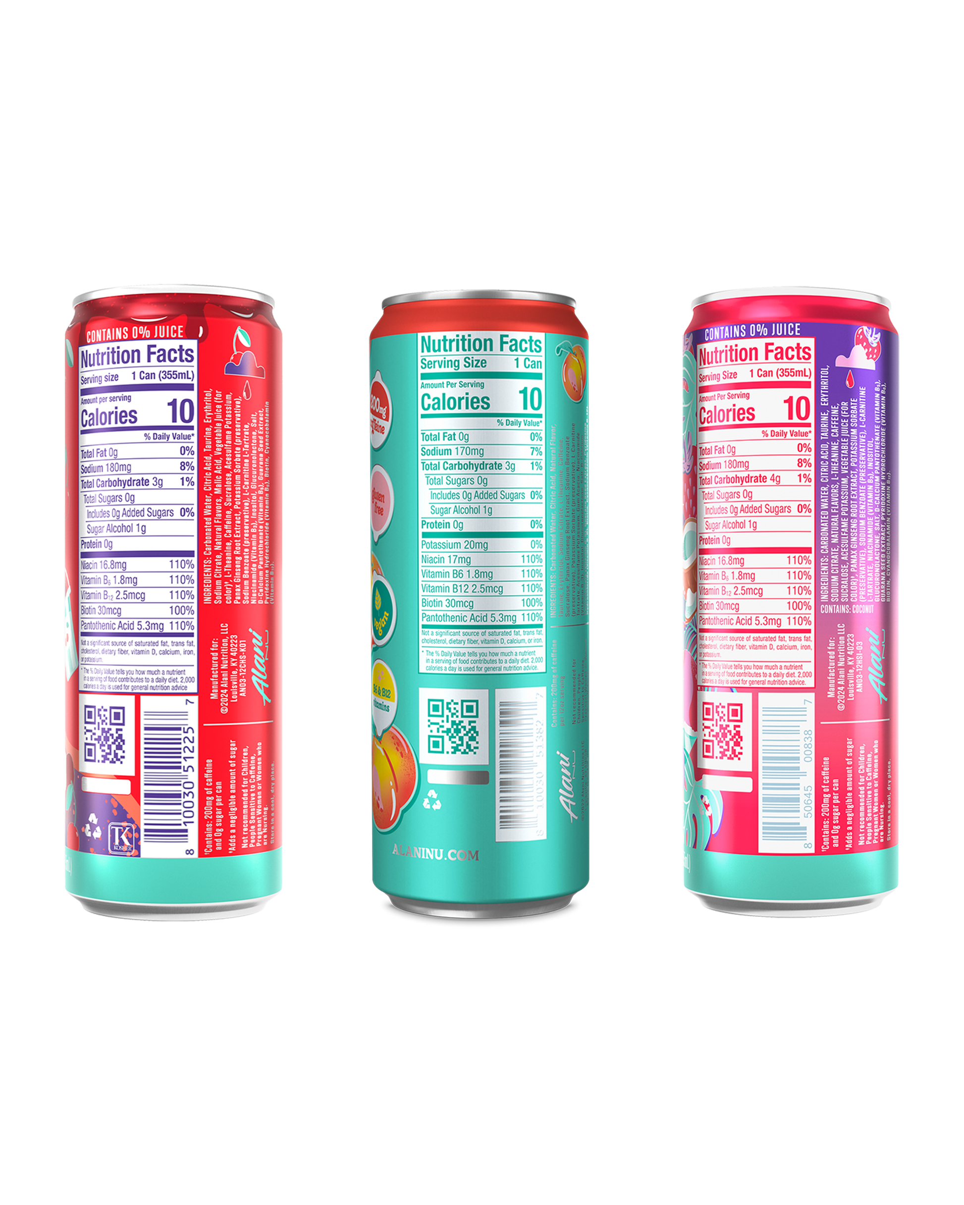 Beach Blend Energy Drink Variety Pack - 12-Pack