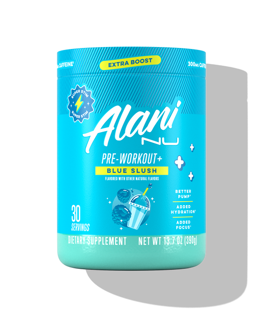 Blue Slush Pre-Workout+ Powder, 30 Servings
