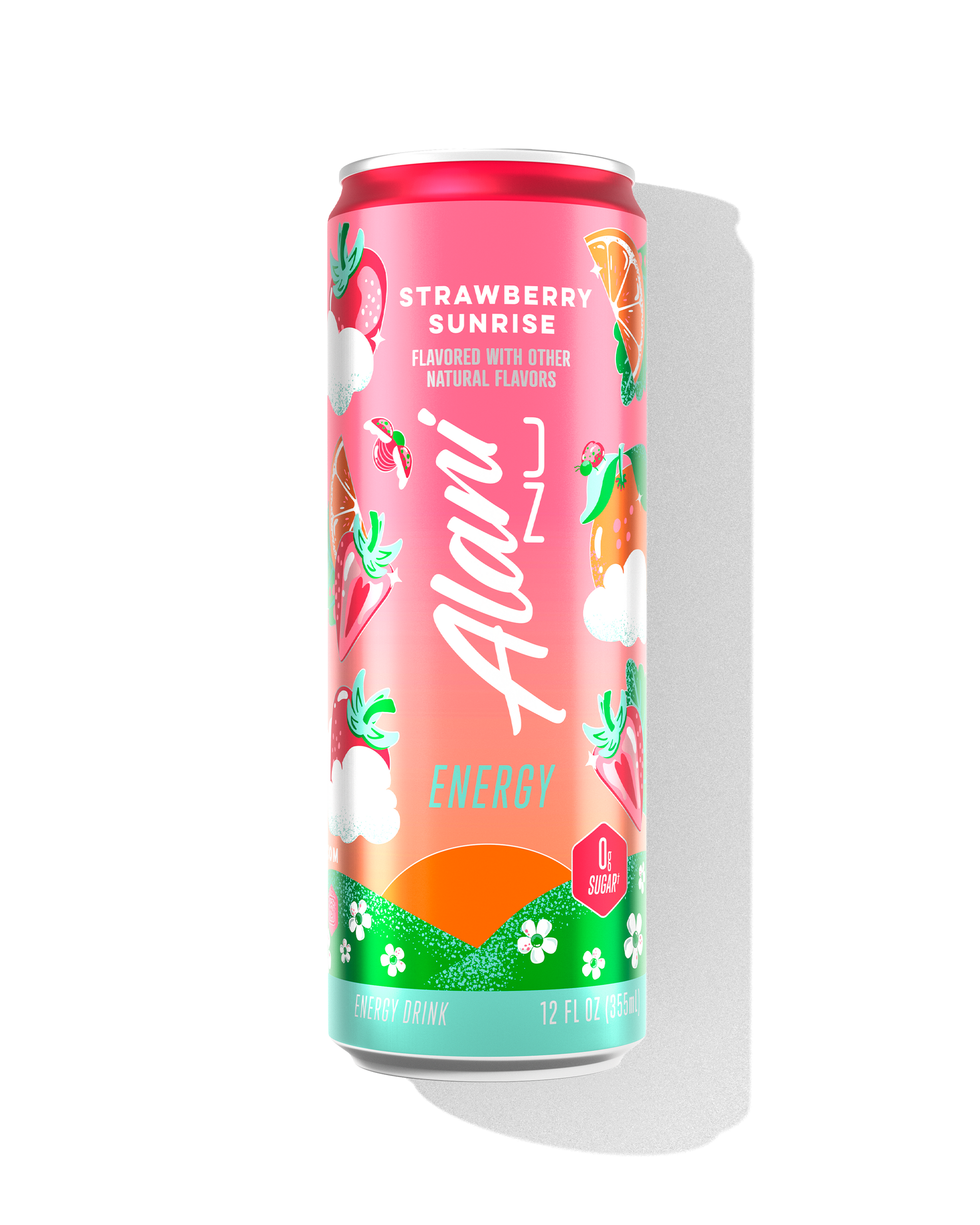 Strawberry Sunrise Energy Drink, 12-Pack