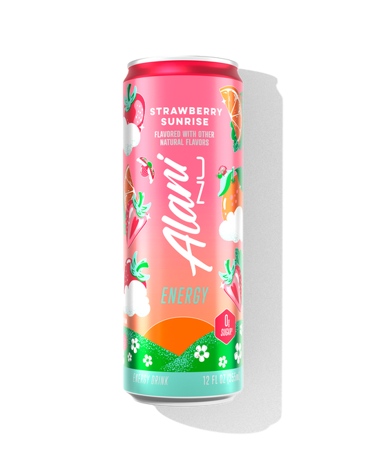 Strawberry Sunrise Energy Drink, 12-Pack